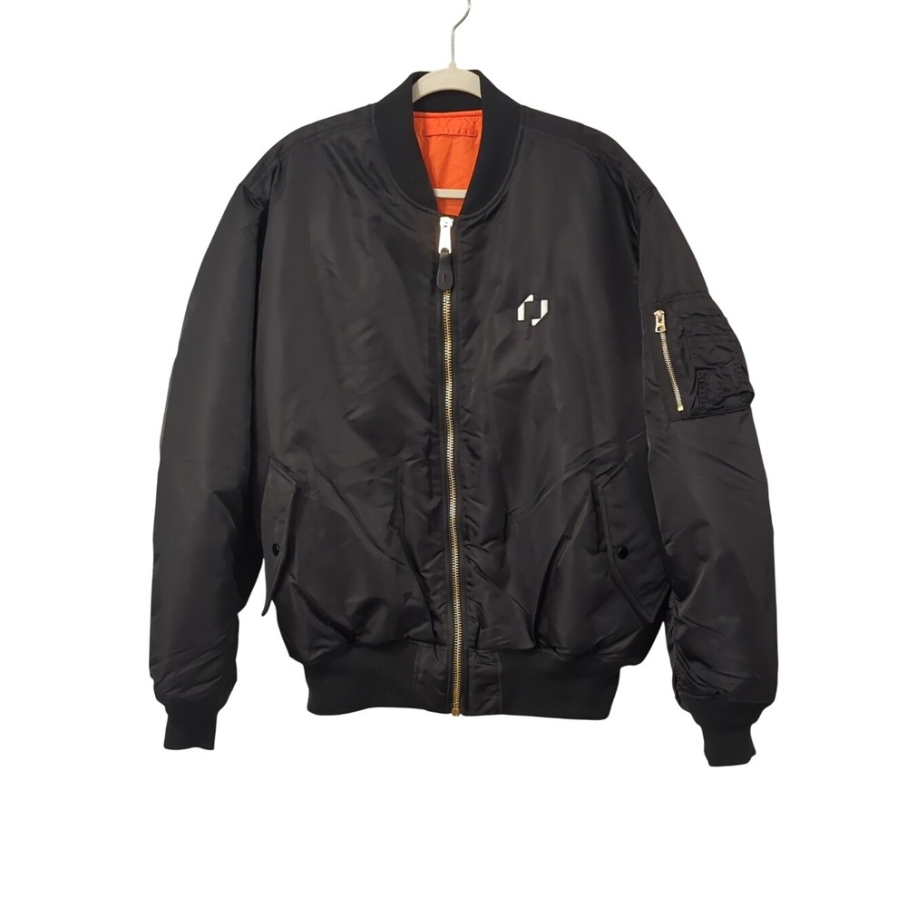 Alpha Industries Black Bomber Jacket size 2XL
